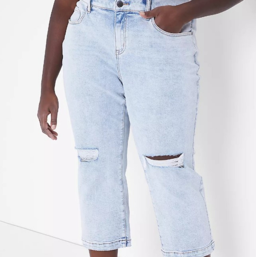Lane Bryant Signature Fit Straight Crop Jean | Size 18 (NWT)